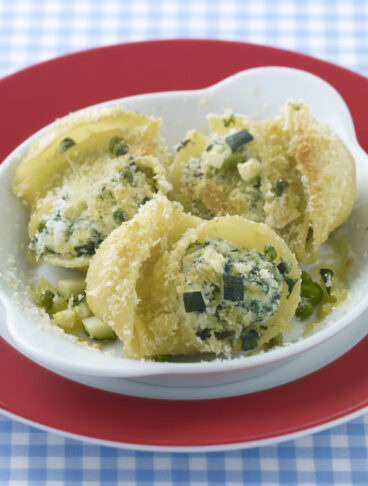 Conchiglioni gratinati con verdure