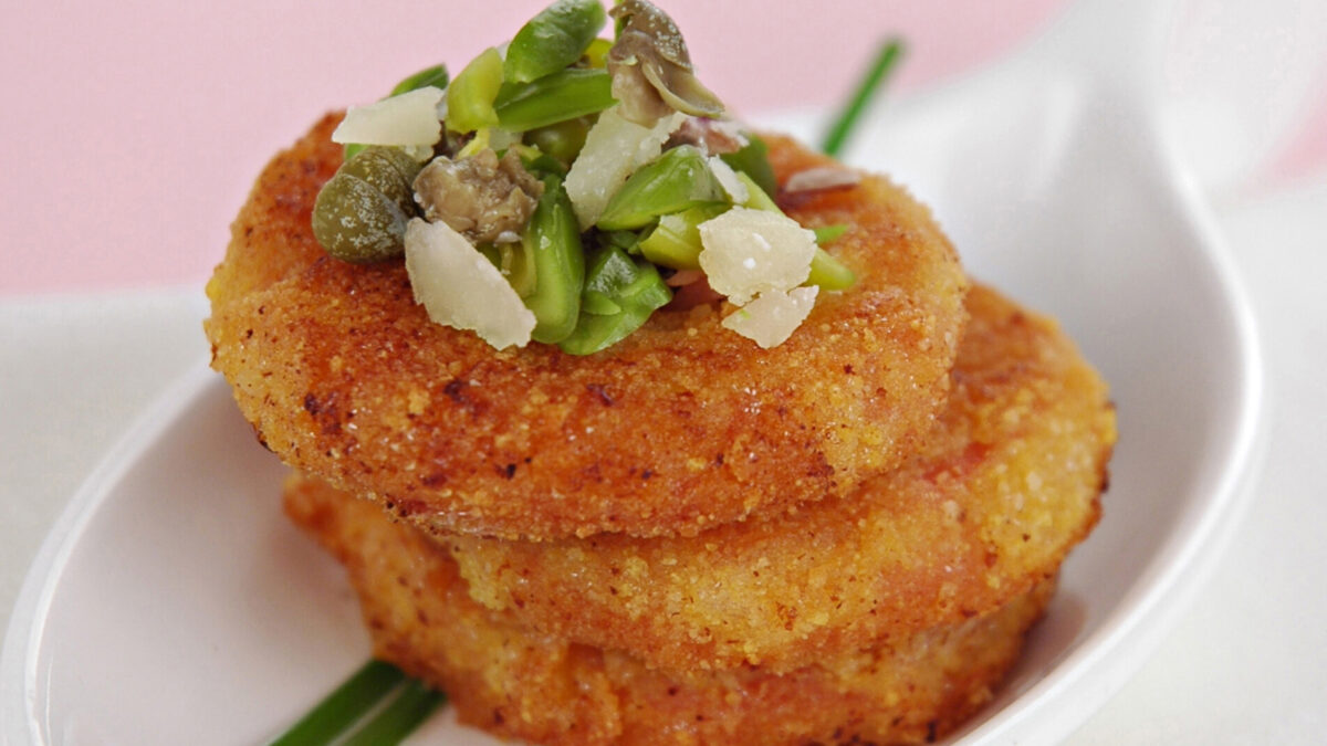 Cotolettine con i pistacchi