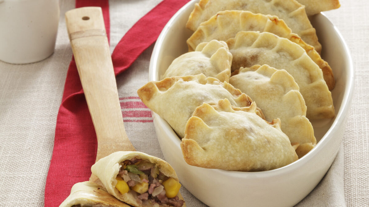 Empanadas con maiale e mais