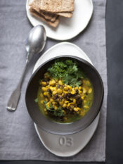 Curry di soia gialla e nera