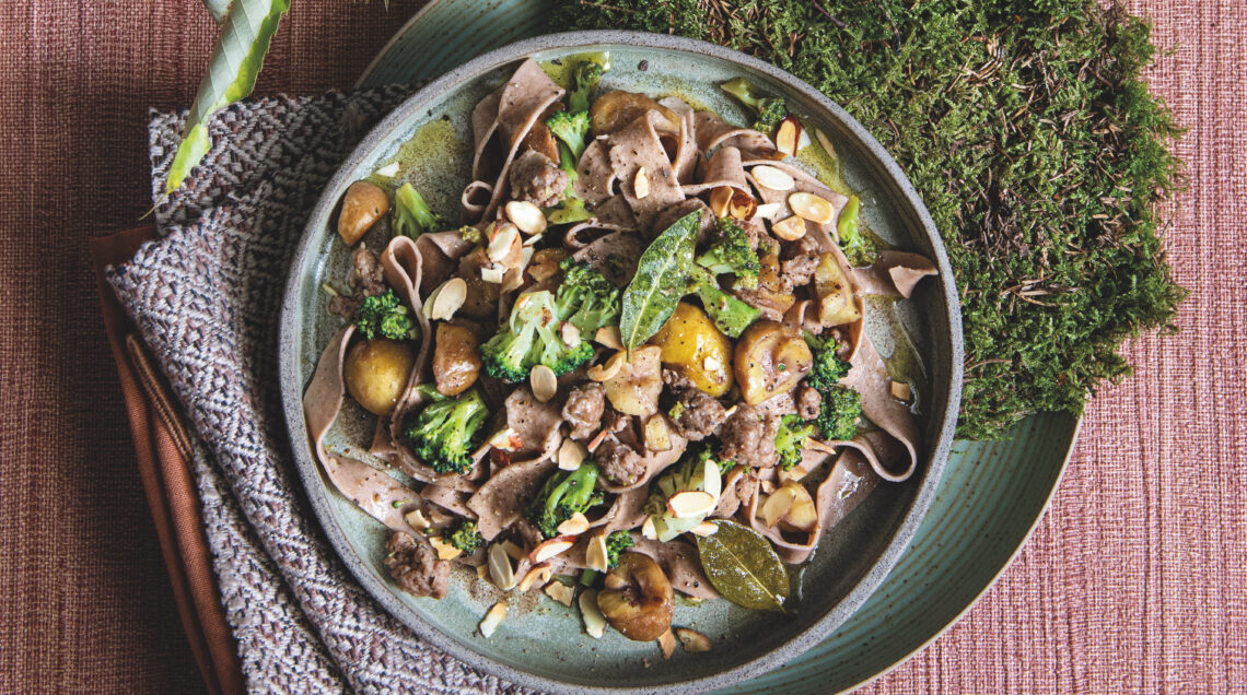 Tagliatelle con ragù d'anatra al marsala