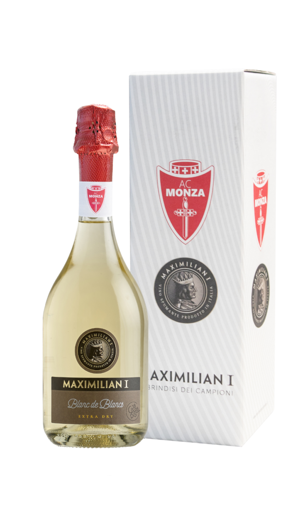 Lo spumante Extra Dry Maximilian I – Blanc de Blancs e AC Monza
