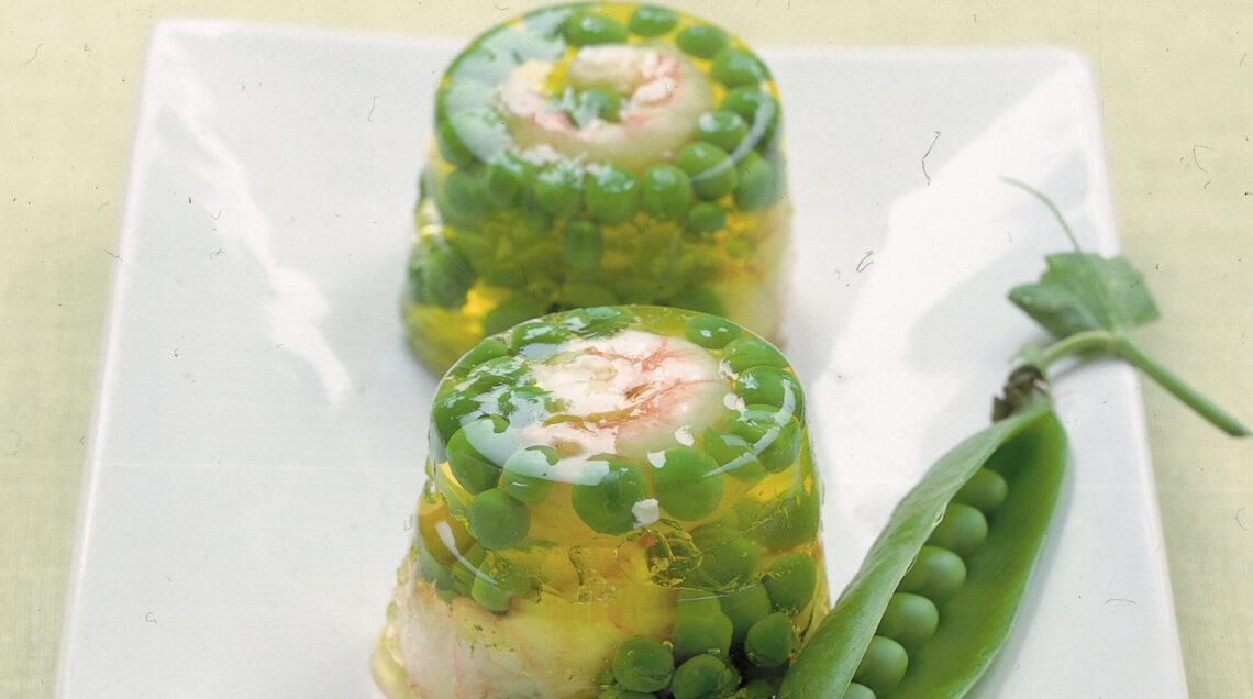 L'aspic di scampi