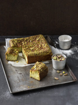 Torta di pistacchi e ricotta