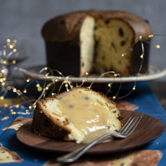 Salsa per il panettone al cioccolato bianco