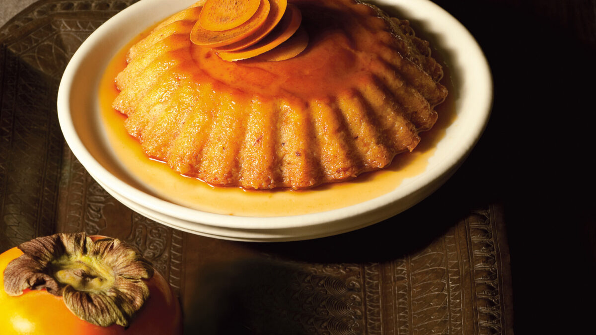 Flan autunnale al caramello