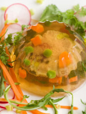 Piccoli aspic con verdure