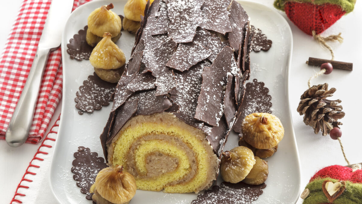 Tronchetto alla crema di marroni