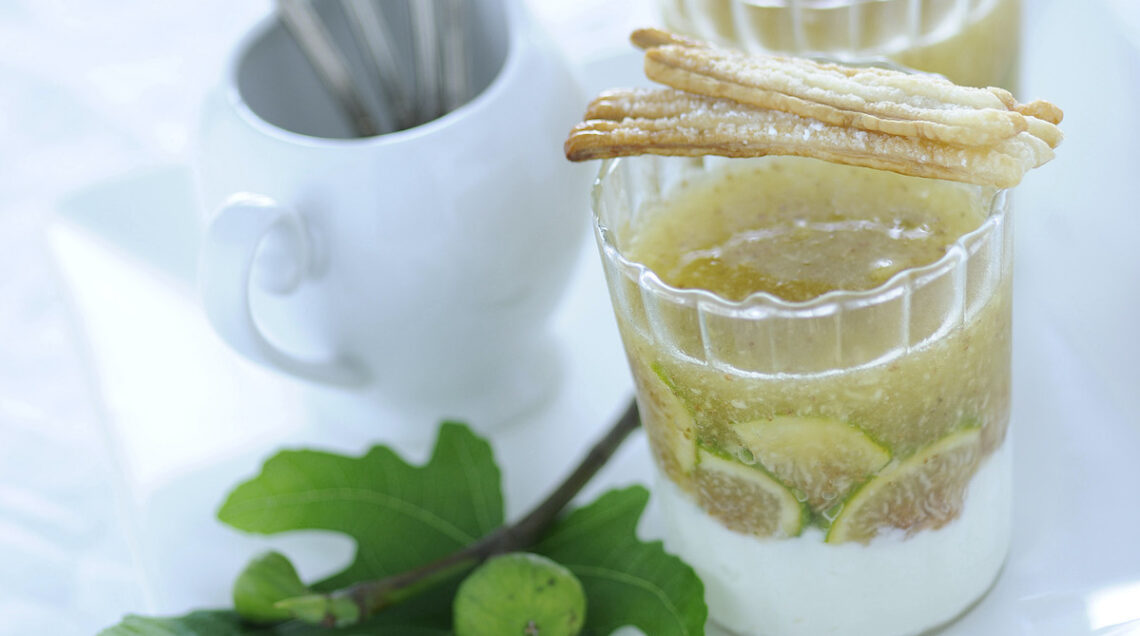 Gelatina di fichi e ricotta