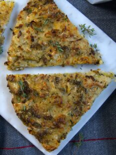 SCHIACCIATA DI CAVOLFIORI E BROCCOLI