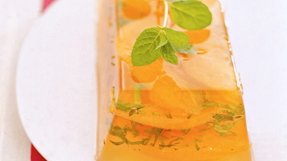 L’aspic al Moscato e Porto bianco