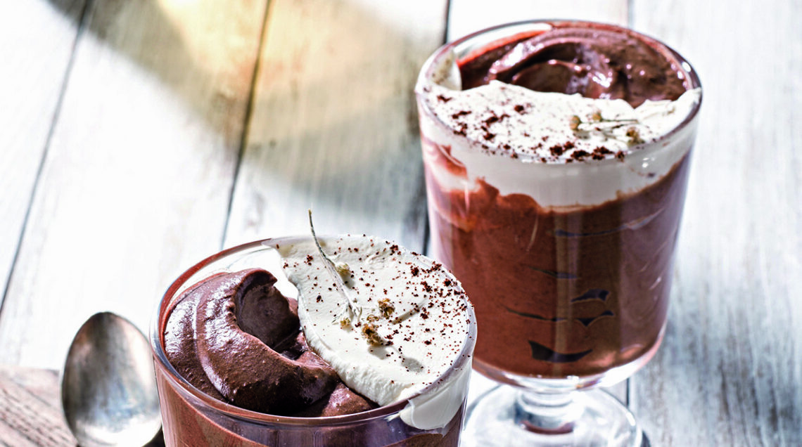 Mousse di cioccolato al caffÃ¨ e genepÃ¬