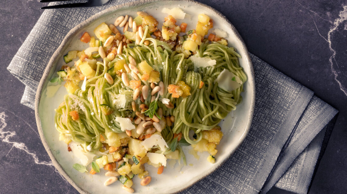 Taglierini alle verdurine fritte