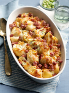 Conchiglioni gratinati alla pasta di salame - NP