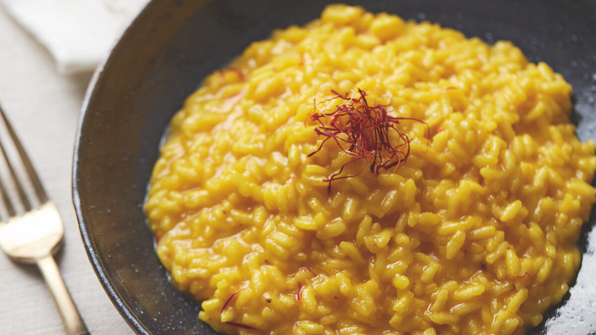 Risotto alla milanese: la ricetta codificata