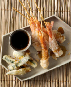 Gamberoni in tempura