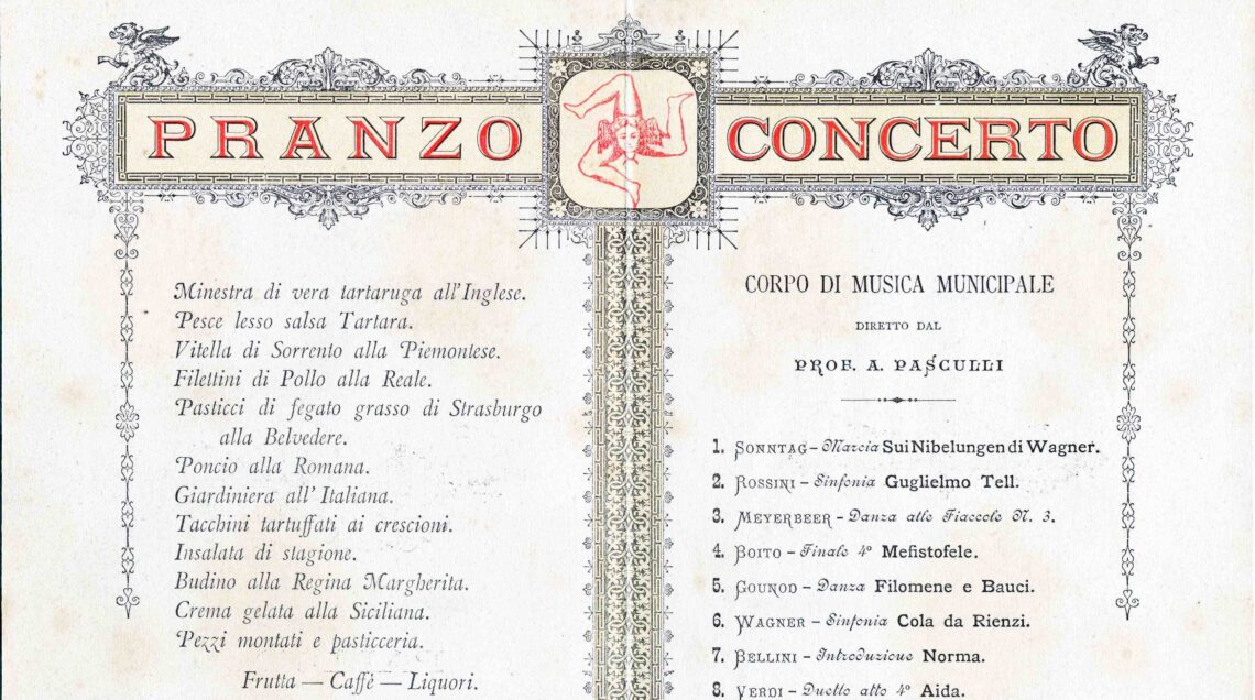 Palermo, 14 ottobre 1889 -Pranzo offerto a Francesco Crispi
