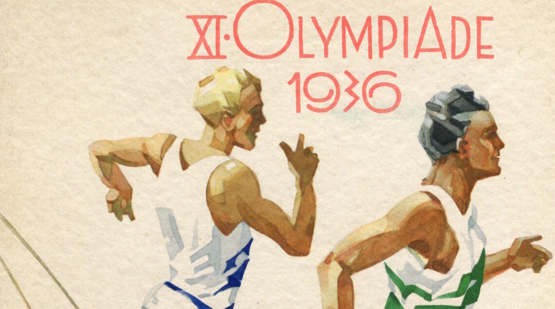 S.S. Stuttgart, 12 agosto 1936 – Menu pubblicitario dei Giochi Olimpici di Berlino