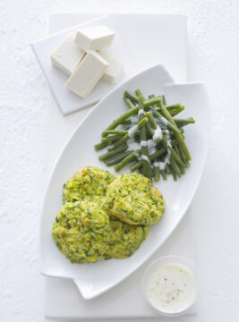 Polpette di zucchine con fagiolini