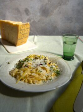 Tagliatelle alla crema di grana