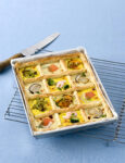 quiche con besciamella e verdure