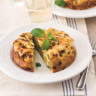 Tortini di crepes con zucchine e robiola