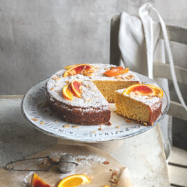 torta Caprese all'arancia