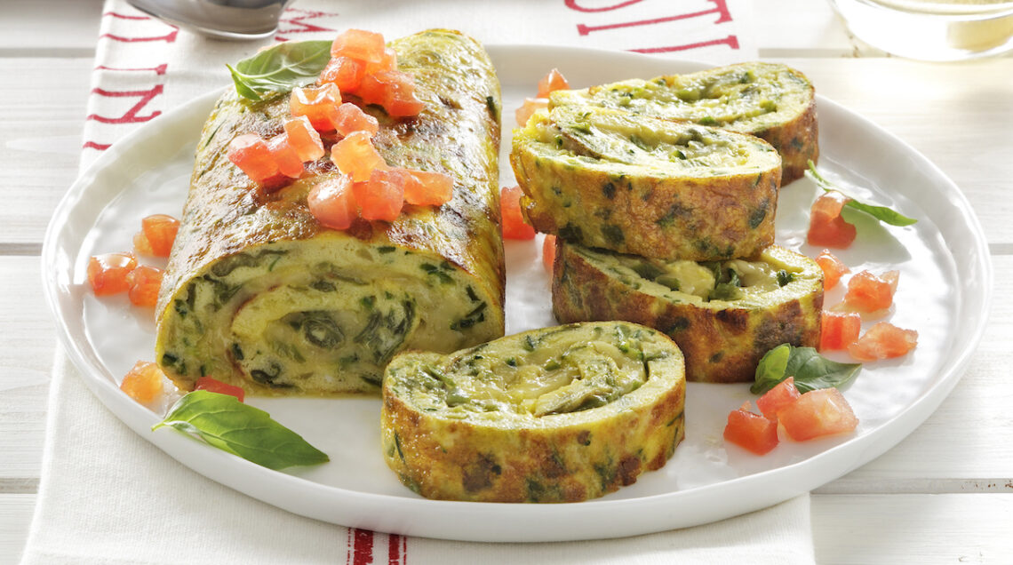 Frittata aromatica con zucchine e friggitelli