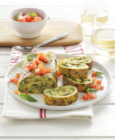 Frittata aromatica con zucchine e friggitelli
