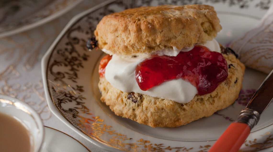 Afternoon tea Devon-style