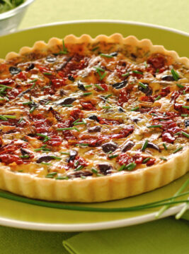 Quiche ai pomodori secchi e olive