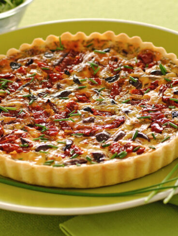 Quiche ai pomodori secchi e olive