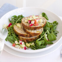 Polpettone di tacchino alla rucola