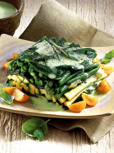 Teglia di zucchine e fagiolini