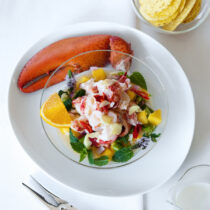 Ceviche di aragosta e mango