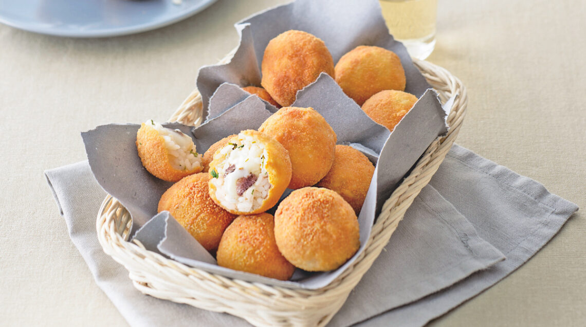 Polpette al limone con acciughe e mozzarella