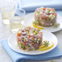 Tartare di tonno alla greca