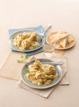 Pollo al curry e latte di cocco