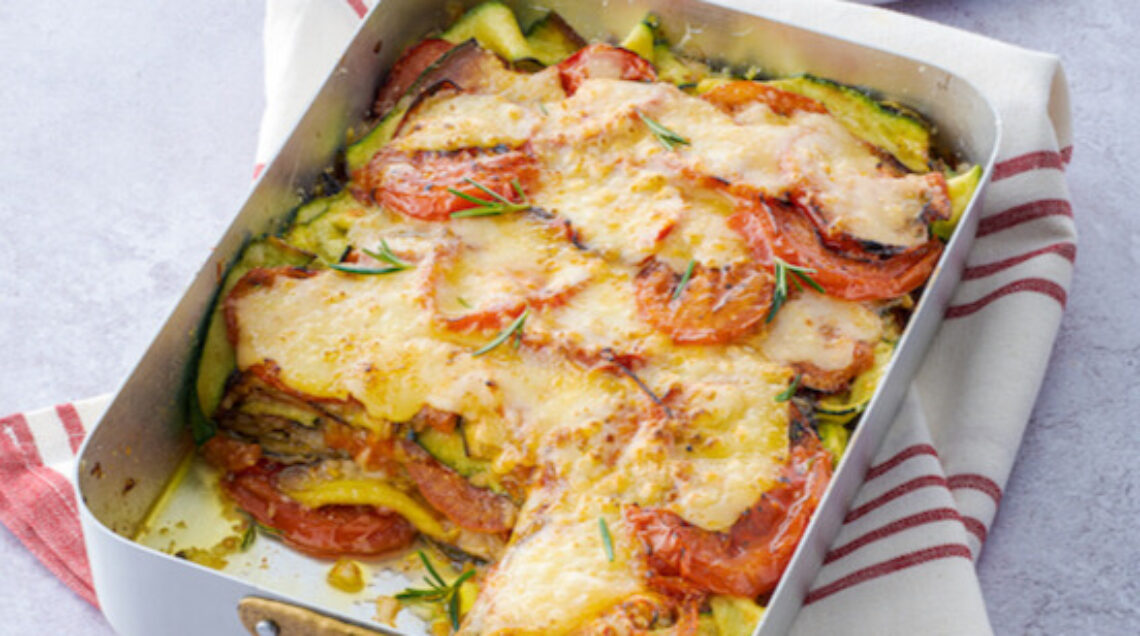Pasticcio estivo al caciocavallo