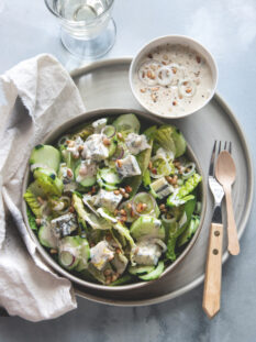 Insalata di cetrioli al gorgonzola