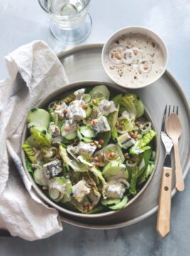 Insalata di cetrioli al gorgonzola