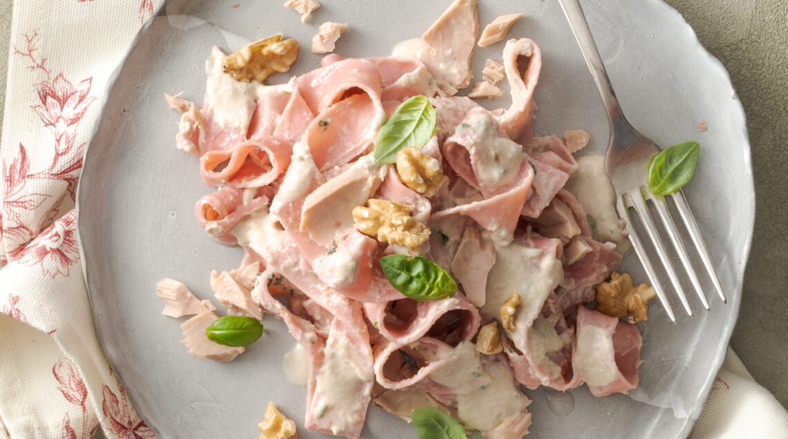Pappardelle alla crema di tonno