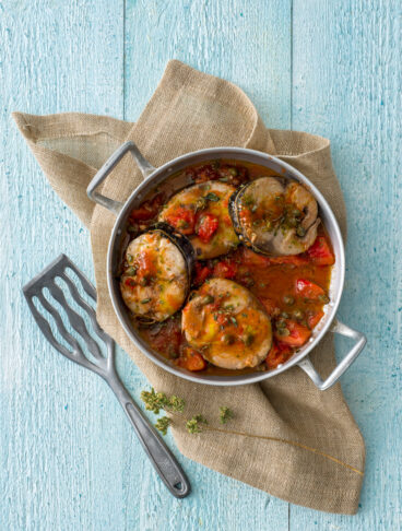 Tranci di palamita alla pizzaiola