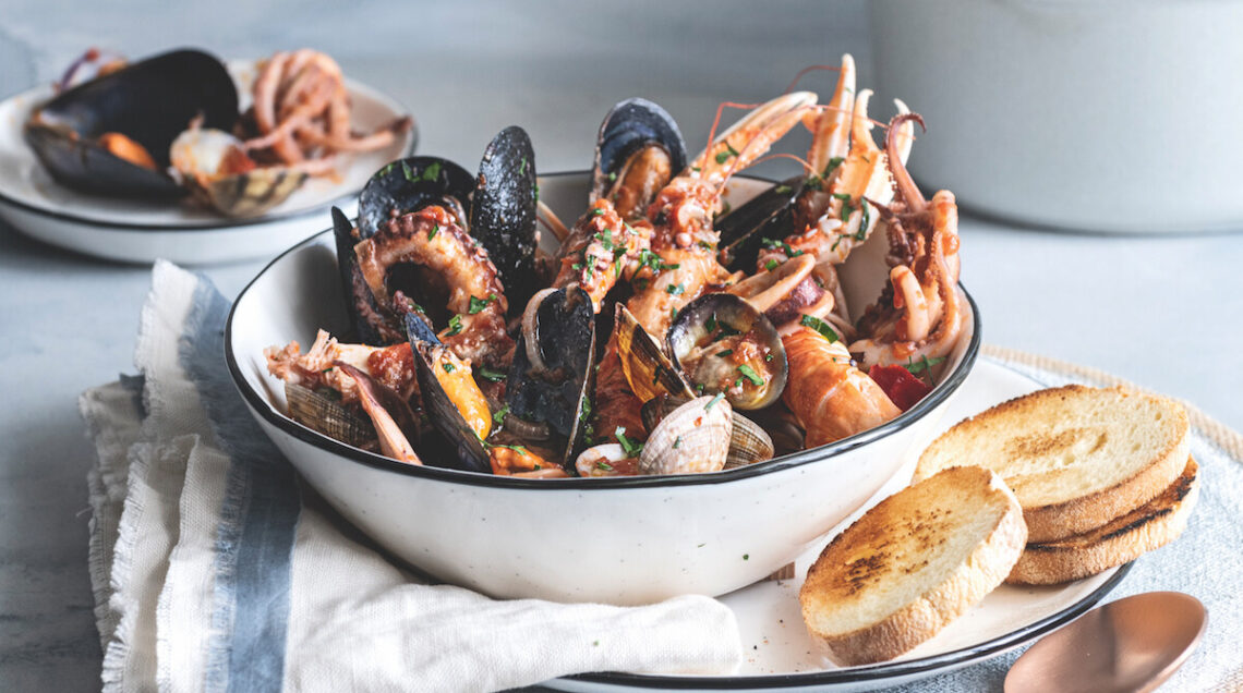 Zuppetta di mare al vino bianco