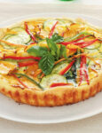 quiche di verdure, pancetta e provola