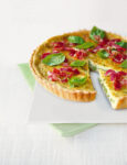 Quiche di piselli con pancetta