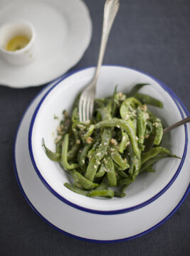 Fagiolini in salsa di noci