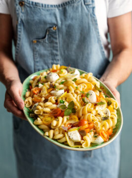 Fusilloni con mozzarella, limone e pomodorini - NP