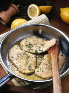 scaloppine di vitello al limone