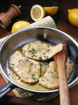 scaloppine di vitello al limone